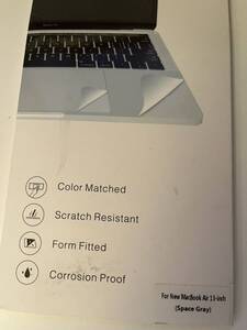 LENTION PALMREST TRACK PAD PROTECTOR レンション パームレスト＆トラックパッド プロテクター macbook air 保護シール