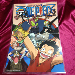 ★【ONE PIECE】DVD付属ポスター ジャンク エニエスロビー ルフィ ゾロ ナミ ウソップ サンジ チョッパー ロビン フランキー ※ラミネート