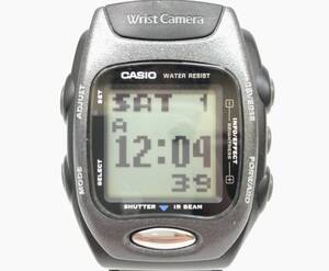 【1円スタート】CASIO カシオ WRIST CAMERA リストカメラ WQV-2 クォーツ カメラ付デジタルウォッチ 稼働品 簡易動作確認済み 中古現状品