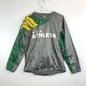 アスレタ ATHLETA ピステ フットサル グレー グリーン イエロー Sサイズ