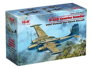 ICM 1/48 アメリカ空軍 B-26K カウンター インベーダー ベトナム戦争 プラモデル 48279