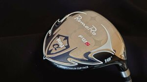 【FW0142】ゴルフ中古 人気のロマロ RomaRo Ray α (レイ アルファ)フェアウェイウッド FW5 18° TOUR AD F-65 硬さS ※カバー有り