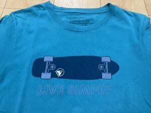 中古Sサイズ Patagonia Tシャツ skateboard Live Simply パタゴニア スケートボード　スケボー