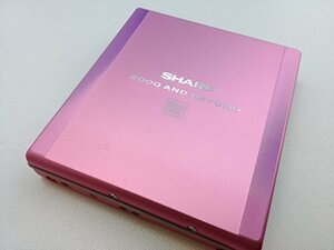 SHARP・ポータブルＭＤプレーヤー【MD-ST531】ピンク　※ＭＤＬＰ非対応(中古品)