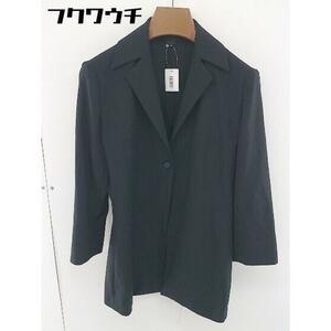 ◇ UNTITLED アンタイトル 薄手 長袖 ジャケット ブレザー サイズ 9 ブラック レディース