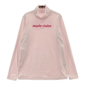 MARIE CLAIRE SPORT マリクレール スポール ハイネック 長袖Tシャツ ピンク系 L [240101105190] ゴルフウェア レディース