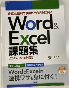 豊富な題材で実用ワザが身に付く　Word＆Excel課題集（2019/2016対応）ワード　エクセル　実用問題集