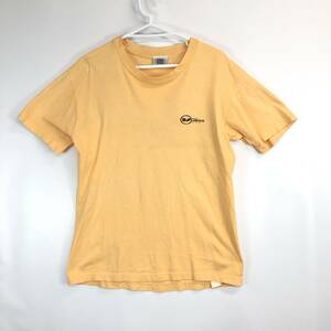 90s USA製 VANS バンズ 半袖Tシャツ Mサイズ 薄いオレンジ シングルステッチ