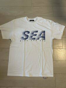 送料無料 WIND AND SEA Logo S/S Tee WHITE L ウィンダンシー ホワイト 白 Tシャツ Lサイズ 熊谷隆志 ロゴ 