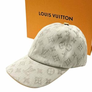 LOUIS VUITTON ルイヴィトン モノグラム ビー マイ キャップ ベージュ M77541 AL2242 レディース 帽子 【未使用】 22406K98