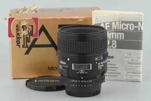 【中古】Nikon ニコン AF MICRO NIKKOR 60mm f/2.8 元箱付き