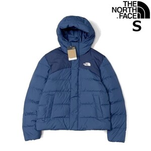 1円～!売切!【正規新品】THE NORTH FACE◆BALTIC DOWN PUFFER HOODIE ダウン ジャケット US限定 600 軽量 アウトドア 防寒(S)紺 190122-100