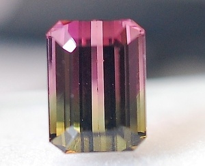 【１００円～】綺麗　天然バイカラートルマリン５．４ｃｔ　ルース