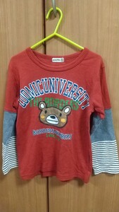 【中古】 長袖Tシャツ サイズ120 ZOOMIC/ズーミック 