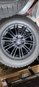 売切り バリ山美品 215/65Ｒ16 ice GUARD IG30 5穴114.3 OFF38アルミ4本セット weds アルファード ヴェルファイア等