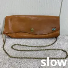 slow 2WAY レザークラッチバッグ 森のクラッチバッグ 本革