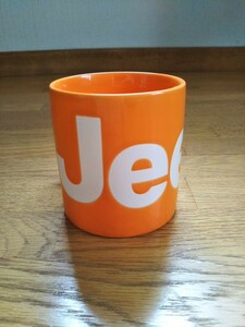 Jeep ジープ　マグカップ　オレンジ