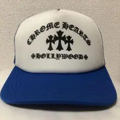 CHROME HEARTS トラッカーキャップ ホワイト/ブルー