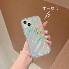 iPhoneケース オーロラ クリアケース シンプル かわいい 16