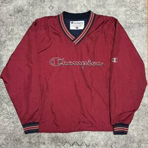 90s Champion チャンピオン ナイロンジャケット トレーナー スウェット 90年代 00年代 ヴィンテージ ビンテージ vintage プルオーバー