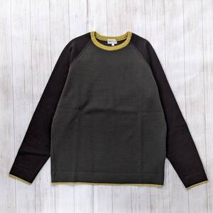 Paul Smith LONDON/ポールスミス/ラグラン切り替え3トーンニット/セーター/SIZE L