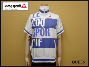 le coq sportif GOLF COLLECTION 半袖ジャケット・M▲ルコック/ゴルフ/ウィンドブレーカー/23*5*1-12