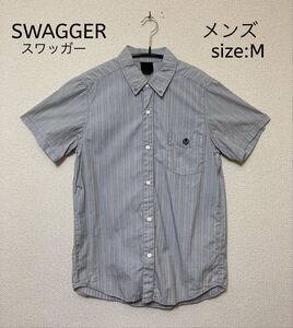 SWAGGER スワッガー ストライプシャツ M