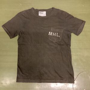 MHL マーガレットハウエル 半袖 Tシャツ tシャツ　オリーブ　メンズ　サイズM