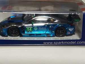 新品 1/43 スパーク SPARK レクサス RC F GT3 ミッドオハイオ 2018 GTDクラス Winner No.14