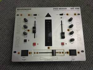 M121 棚12 ジャンク品　BEHRINGER　DX100　PRO MIXER　DJミキサー　ベリンガー　12/4