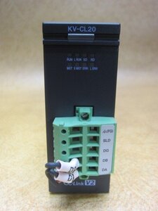 *KEYENCE キーエンス マスタ・ローカルユニット KV-CL20 KV-8000シリーズ プログラマブルコントローラ CC-Linkユニット 初期不良保証 2