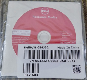 Dell Resouce Media Device drivers Diagnostics Utilities DVD for Optiplex 160 FX160 380 580 780 960 980 未開封