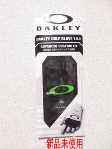 新品即決 OAKLEY GOLF GLOVE 18.0 グローブ 21cm ブラック