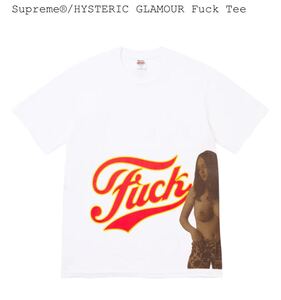 サイズS Supreme HYSTERIC GLAMOUR Fuck Tee White シュプリーム ヒステリックグラマー ファック Tシャツ ホワイト 新品未使用 国内正規品