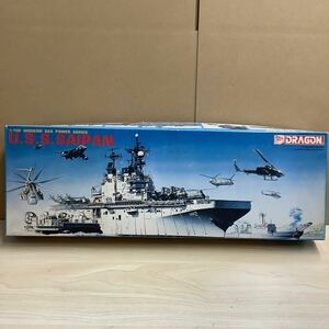 (24) ドラゴン U.S.S.SAIPAN 1/700 戦艦 未組立 プラモデル 