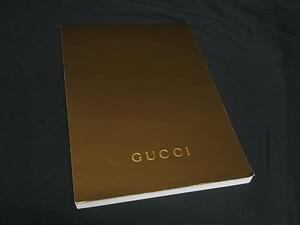 ■美品■ GUCCI グッチ 大判 メモ帳 ノート 文房具 ステーショナリー ブラウン系 DG5158