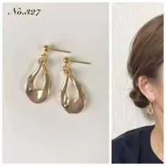 No.327 ハンドメイド ピアス イヤリング❤︎シンプル