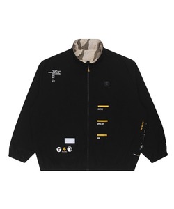 「AAPE BY A BATHING APE」 ナイロンブルゾン MEDIUM ブラック メンズ