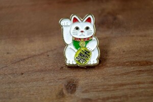 招き猫 ピンバッチ 縁起物 ラペルピン ピンバッジ 和風 お土産 lapelpin pins Beckoningcat japan souvenir