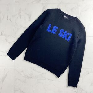 A.P.C Le Ski ウールセーター ニット 黒 ブラック 厚手 wool sweater 毛100% レディース サイズXS*XC17