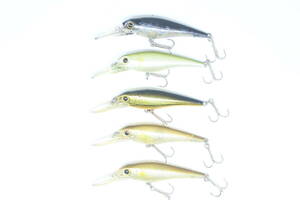 ラッキークラフト ベビーシャッド 60F 5個セット LUCKY CRAFT BABY SHAD フローティング 美品 送料無料（Gセット）