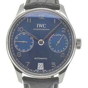 IWC IWC SCHAFFHAUSEN IW500710 ポルトギーゼオートマティック 7デイズ 自動巻き メンズ 良品 内箱・保証書付き D#136222