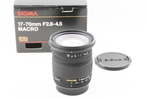 極上品◆SIGMA シグマ AF 17-70mm F2.8-4.5 DC MACRO Pentax ペンタックス◆ズームレンズ/元箱,A299