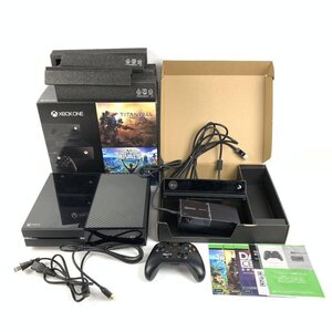 Microsoft マイクロソフト 1540 Xbox One + Kinect (Day One エディション) ゲーム機本体 箱説他まとめセット＊簡易検査品【GH】