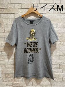 スターウォーズ メンズ 半袖 Tシャツ ムービーTシャツ GU　サイズM 送料無料　即決