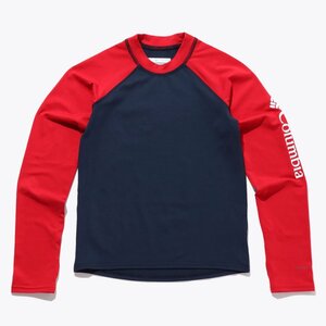 1356486-Columbia/キッズ ジュニア サンディショアーズロングスリーブサンガード ラッシュガード/M