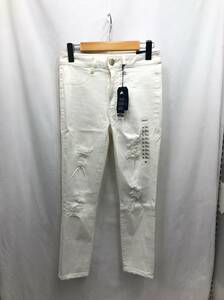 AMERICAN EAGLE OUTFITTERS AEO DENIM ホワイト デニムパンツ クロップド US6 レディース アメリカンイーグル 24050702