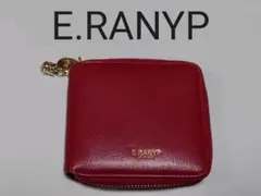 E.RANYP 財布 折り財布 ラウンドファスナー