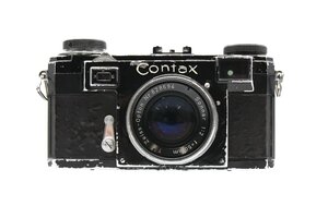 CONTAX コンタックス IIa レンジファインダー 黒塗り + Sonar 50mm F2 フィルムカメラ ジャンク 20808997