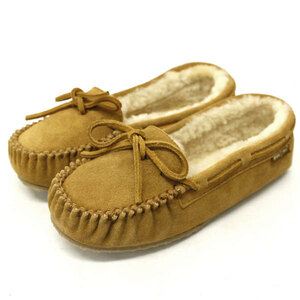 MINNETONKA(ミネトンカ) Sheepskin Pippa Slipper(シープスキンピッパスリッパ) #42021 CINNAMON レディース MT365-5(約22cm)